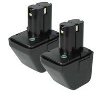 EXTENSILO 2X batería Compatible con Würth G12 Herramienta, Herramienta colocación Remaches Ciegos (3500 mAh, NiMH, 12 V)