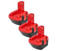 EXTENSILO 3X batería Compatible con Bosch GSB 12VE-2, GSB 12, GLI 12, GLI 12V Flash Light, Exact 8, GDR 12V Herramienta (3300 mAh, NiMH, 12 V)