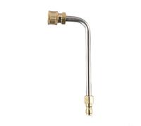 Extensión de arandela de alta presión de 90 grados con acoplamiento rápido para limpieza de techo, varita de metal, 140 mm (90 grados)