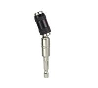 Extensión de Bits Drill Bit Extension Rod Hex Ring Screwdriver Bits Hand Tools Quick Change Holder Drive Guide Screw Tip(Silver)