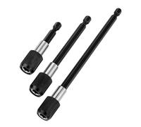 Extensión de Bits Hexagonal Quick Release Self-locking Extension Rod Electric Drill Driver Transfer Screwdriver Tool(A4-1set)