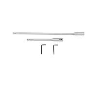 Extensión de Broca 150mm 300mm, Adaptador de Vástago Hexagonal 1/4 para Taladro, Broca de Extensión de Acero al Carbono con Mecanismo de Liberación Rápida