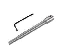 Extensión de broca, extensión extra larga de 169 mm para brocas Forstner con extensión de vástago de 3/8 pulgadas para fresadoras planas, extensión profesional para perforaciones especialmente