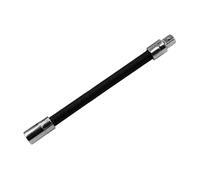 Extensión de broca flexible: eje suave flexible para espacios reducidos, alcanza obstáculos con facilidad, 300 mm de longitud, vástago hexagonal de 1/4 pulgadas, construcción de acero de alto carbono