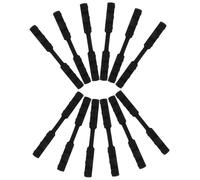 Extensión de Correa para 12 Piezas de Silicona Negra