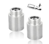 Extensión de grifo de 1/2 pulgadas x 30 mm, 1/2" IG x 1/2" AG, DN15 extensión de rosca de 30 mm, accesorio de extensión de conexión para calefacción y agua potable