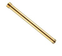 Extensión de grifo de ducha tubo redondo 12 pulgadas 30 cm latón macizo cromo baño ducha grifo tubo barra ducha brazo oro 30 cm