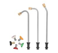 Extensión de limpiador | Accesorio de limpieza de canalones, Lanza limpiadora de alta presión con 5 boquillas de pulverización - Exterior: jardín, terraza, suelo