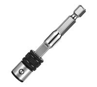 Extensión de portabrocas - Alargador de vástago hexagonal de 6,35 mm | Portabrocas Auto-blocante para Taladro Eléctrico - para destornilladores, construcción, electricistas, mecánicos y uso doméstico