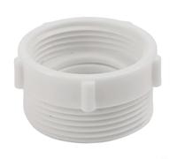 Extensión de residuos de trampa para ducha de baño y fregadero de cocina de 1-1/4 pulgadas a 1-1/2 pulgadas rosca blanca Pp fontanería accesorio para sistema de drenaje del hogar conexión fiable