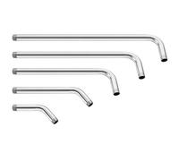 ExtensióN Del Brazo De La Ducha Brazo de ducha de pared de acero inoxidable, 15/20/25/30/35cm, extensión de cabezal de ducha, soporte de brazo de tubo, 2 uds.(20cm)