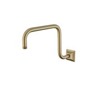 ExtensióN Del Brazo De La Ducha Soporte de cabezal de extensión de brazo de ducha montado en la pared, acero inoxidable for codo, accesorios de baño, tubo de baño, Oro pulido(Brushed Gold)