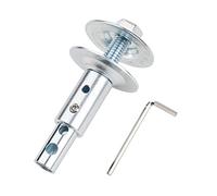 Extensión del eje del eje 1/2 "y 5/8" / Adaptador de eje roscado del eje del motor para pulir ruedas de rectificado/Ajuste para amoladora de banco - 1 paquete