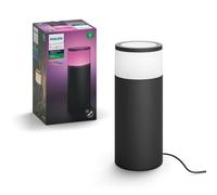 Philips Pedestal de exterior Hue Calla – LED inteligente 8W, luz blanca y de colores, negro