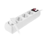 Extensión doméstica blanca awtools, modelo 4-gniazdos 3,0m con conex