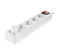 Extensión doméstica blanca awtools, modelo 5-gniazdos 1,5m con conex