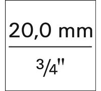 Extensión Hazet de 20 (3/4") - Modelo 1018