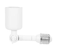 Extensor Cerámico Blanco Ventilador E27 para Portalámparas de Techo