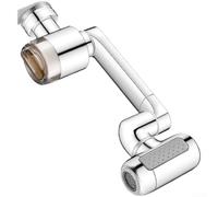 Extensor de grifo de cocina, cabezal giratorio de 1440°, 4 modos, boquilla aireadora de ahorro de agua, latón M22 para m24 (extensor de flecha)