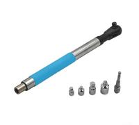 Extensor de llave de trinquete eléctrica de 1/2 pulgada, adaptador de cadena de alto par para impacto, extensión de desplazamiento delgado para espacios reducidos, cambio rápido de enchufe de 3/8 1/4