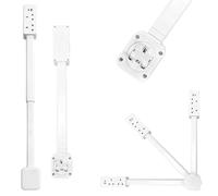 Extensor de toma de corriente del Reino Unido, extensor de enchufe con USB, tipo C y 2 salidas de CA, el extensor de salida eléctrica se extiende de 19 a 28 pulgadas y gira 180° de uso detrás de