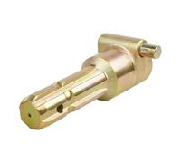 Extensor de toma de fuerza hembra de 1-3/8 pulgadas 6 dientes para máquinas de hasta 70 para adaptador de eje de acero Hp para extender o acortar la longitud de toma de fuerza para implementos