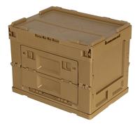 Exterior Caja de Plástico Klappbox Transporte Camping Caja Plegable Caqui