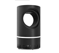 Exterminador de mosquitos avanzado - Ventilador de succión, Trampa Para Matar Moscas y Mosquitos Para Interiores,Lámpara USB Photocatalyst Mosquito Killer, Seguro para niños (Black)