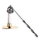 Extinto de Vela Vintage | Mango Largo de Acero Inoxidable Resistente al Polvo, Snuffer de Llama de Acero Inoxidable para Velas | para Interior, hogar, Cocina, Hotel, cumpleaños,