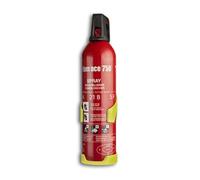 Extintor Coche Spray Flam Ace 750ml contra incendios en casa, caravana, barco, oficina, camping, cocinas, biodegrabale sin residuos para fuegos ABF y eléctricos hasta 1.000V, rojo