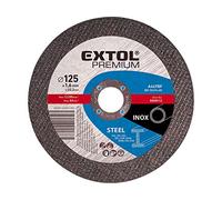 EXTOL PREMIUM Discos de corte para acero inoxidable, 5 unidades, 150 x 1,6 x 22,2 mm