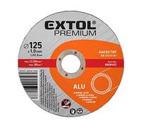 EXTOL PREMIUM Discos de corte para aluminio, 125 x 1,0 x 22,2 mm