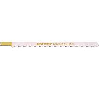EXTOL PREMIUM Hojas para sierras de puerta (5 unidades, 126 x 4,0 mm, HCS)