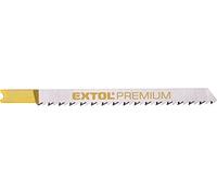EXTOL PREMIUM Hojas para sierras de puerta (5 unidades, 75 x 2,5 mm, HCS)