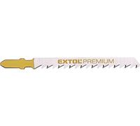 EXTOL PREMIUM Hojas para sierras de puerta (5 unidades, 75 x 4,0 mm, HCS)