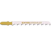 EXTOL PREMIUM Hojas para sierras de puerta (5 unidades, 75 x 4,0 mm, HCS)