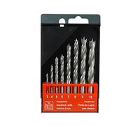 EXTOL PREMIUM Juego de brocas para madera, 5 unidades, diámetro 4-5-6-8-10 mm, CrV