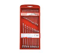 Extol Premium Llaves anulares planas, juego de 25 unidades, 6-32 mm
