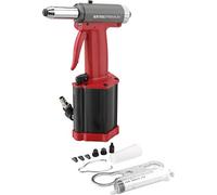 Extol Premium - Pistola remachadora de aire comprimido AR 740 para remaches con brazo ölkühlung y conector Válvula, 2,4 - 4,8 mm, 1 pieza, rojo, 8865070