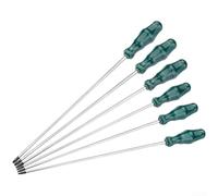 Extra largo para destornillador Torx de 400 mm para t10 para t15 para t20 para t25 T27 para t30 Star Bit para reparación automotriz de alcance profundo, punta magnética de acero al cromo vanadio