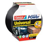 Extra Power Cinta adhesiva de papel universal (Negro, 10 m x 50 mm)