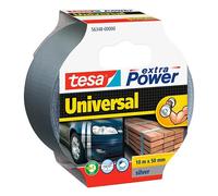 Extra Power Cinta adhesiva de papel universal (Plata, 10 m x 50 mm)