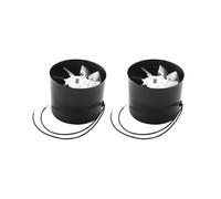 Extractor de aire, 2 Uds 4 Pulgadas Ventilador De Conducto En Línea Aire Tubo Ventilación Escape Mini Extractor Baño Pared Inodoro