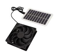 Extractor de Aire Eficiente con Panel de Energía Solar, Ahorro de Energía y Eliminación de Olores, Extractor de Aire Portátil con Energía Solar de 15 W para Cocina, Invernadero,