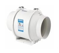 Extractor de aire, Extractor De Aire 4/5/6 Pulgadas For El Hogar, Tubo En Línea Silencioso, Ventilación For Baño, Cocina, Inodoro, Ventilador Pared(5 Inch)