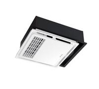Extractor de aire Extractor de aire de techo integrado for baño, 30x30cm, calefacción de baño, ventilación, soplado de aire, calentador de aire for baño todo en uno Ventilador de suelo