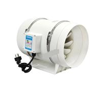 Extractor de aire, Extractor De Aire Silencioso 3, 4, 5 Y 6 Pulgadas, Conducto Tubería En Línea, Baño, Ventilación For Cocina, Inodoro, Pared, Limpio(5inch)