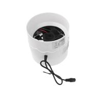 Extractor de aire, Ventilador De Conducto En Línea, Refuerzo Ventilación 110mm, Filtro, Extractor 12V, Escape Velocidad Ajustable