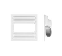 Extractor de aire Ventilador de techo universal ultrafino 9 cm con iluminación y ventilación 2 en 1 for cocina baño luz LED Ventiladores extractores de ventilación