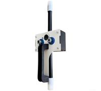 Extractor de cables de cinta de pescado, herramienta profesional de alambre para instalaciones de tuberías y conductos de suelo, 22 cm (negro)